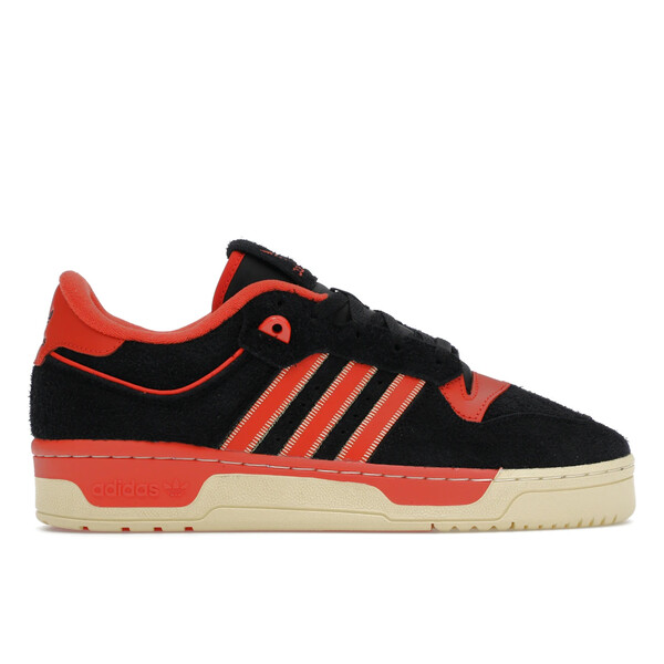 adidas アディダス メンズ スニーカー 【adidas Rivalry 86 Low Core Black Preloved Red Easy Yellow】 サイズ US_M_13 Core Black/Preloved Red/Easy Yellow｜asty