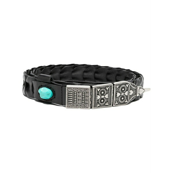フォルテラ レディース 三尺帯 付属物 Tess embossed-detail belt Black