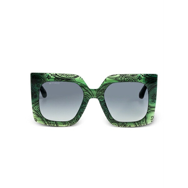 エトロ レディース サングラス＆アイウェア アクセサリー Square-frame sunglasses Green｜asty