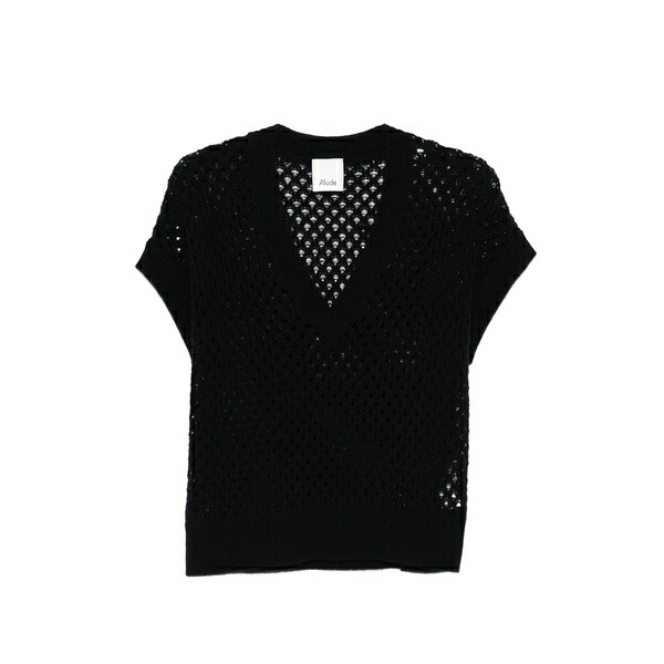 アリュード レディース プルオーバー トップス V-neck knitted top Blue