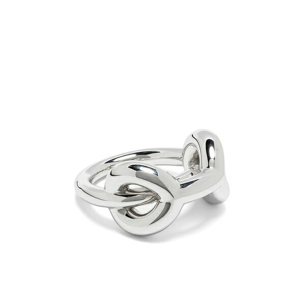 シャルロット・シェネ メンズ 輪っか 付属物 Binary chain sterling-silver ring Silver