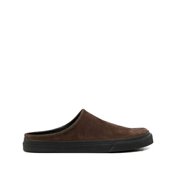 ジェームス パース メンズ スリッポン・ローファー シューズ Suede mules Brown|asty