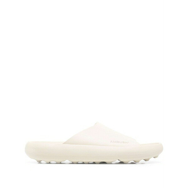 アンブッシュ メンズ サンダル シューズ Slip-on slides White｜asty