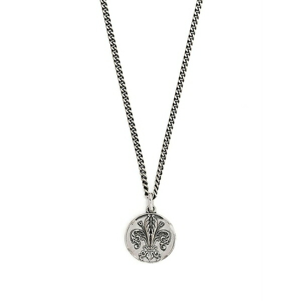 エマニュエレ ビコッキ メンズ 首飾り・チョー鉄道車両 付属品 Coin-pendant necklace Silver