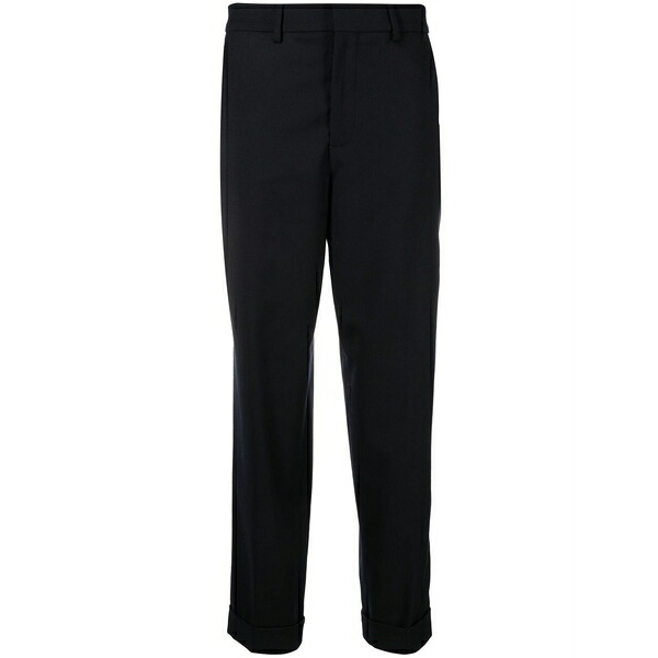 クローズド レディース カジュアルパンツ ボトムス Straight-leg virgin-wool trousers Blue
