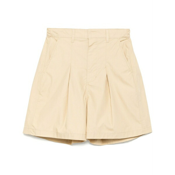 チョコレート レディース カジュアルパンツ ボトムス Cotton shorts Neutrals|asty