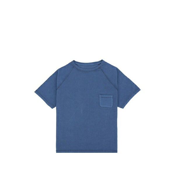 フォルテラ メンズ Tシャツ トップス Vermont raglan-sleeve pocket t-shirt Blue｜asty