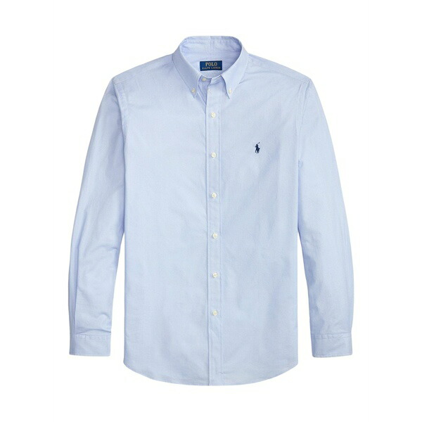 ラルフローレン メンズ プルオーバー トップス Buttoned long-sleeve shirt Blue