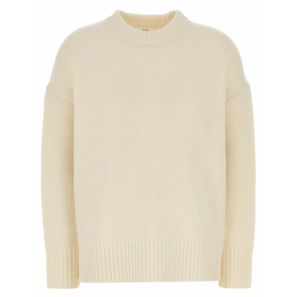 コー レディース ニット&セーター アウター Crew-neck oversized sweater Neutrals｜asty