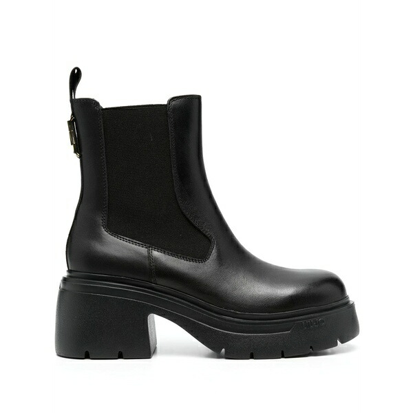 リュージョー レディース ブーツ シューズ Carrie 60粍 leather ankle boots Black