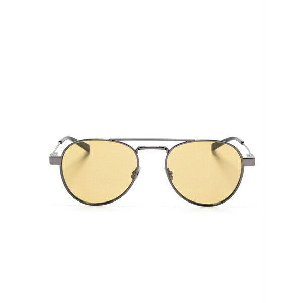 サンローラン アイウェア メンズ サングラス・アイウェア 付属物 Pilot-frame sunglasses Black バッグ・小物・ブランド雑貨-サングラス