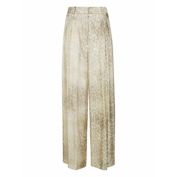 ヌード レディース カジュアルパンツ ボトムス Animal-print trousers Neutrals｜asty
