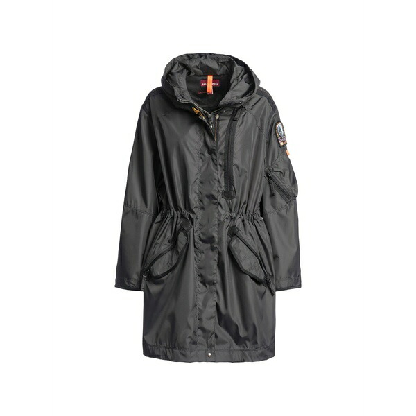 パラジャンパーズ レディース 厚地の外套 アウター Hooded parka coat Grey