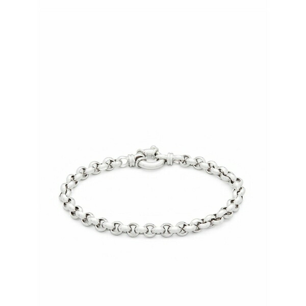 トム白木 メンズ ブレスレット・バングル・アンクレット 付属物 Thick rolo bracelet Silver
