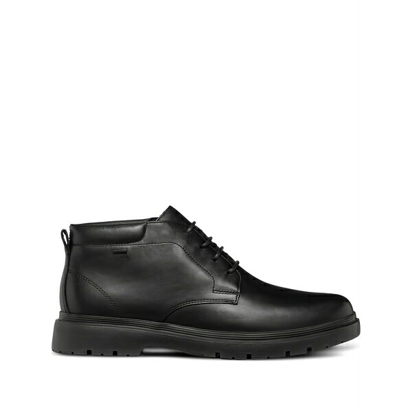 ジェオックス メンズ ブーツ シューズ Lace-up leather boots Black|asty