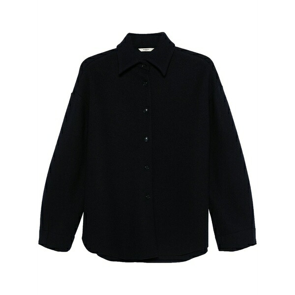 バレナ レディース 上衣＆上衣 アウター Felted-finish jacket Blue