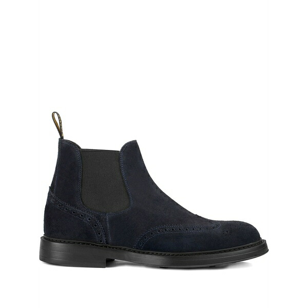 ドンカルズ メンズ ブーツ シューズ Suede chelsea boots Blue