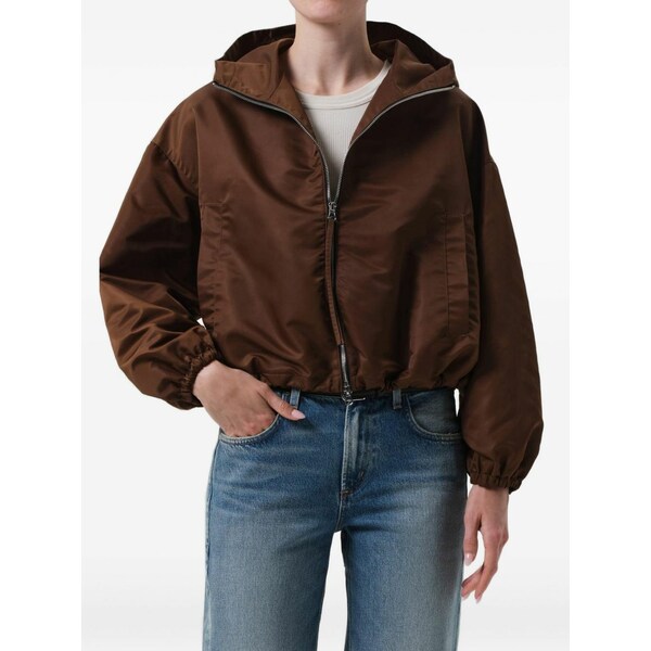 シチズンズ オブ 人間らしさ レディース 上衣＆上衣 アウター Hooded jacket Brown