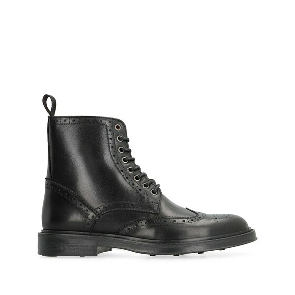 ブルーノマグリ メンズ ブーツ シューズ Brogue-detail lace-up boots Black