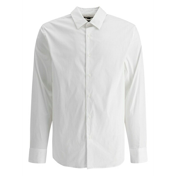 ヴィンス メンズ シャツ トップス Long-sleeve button-down shirt White｜asty