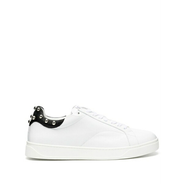 ランバン メンズ スニーカー シューズ Ddbo studded leather sneakers White