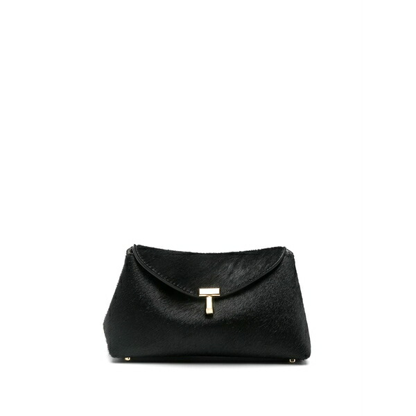 トーテム レディース クラッチペダル御徒面子 御徒面子 Pony hair t-lock clutch Black