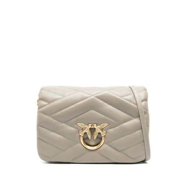 ピンコ レディース ショルダーバッグ バッグ Classic love click puff crossbody bag Grey｜asty
