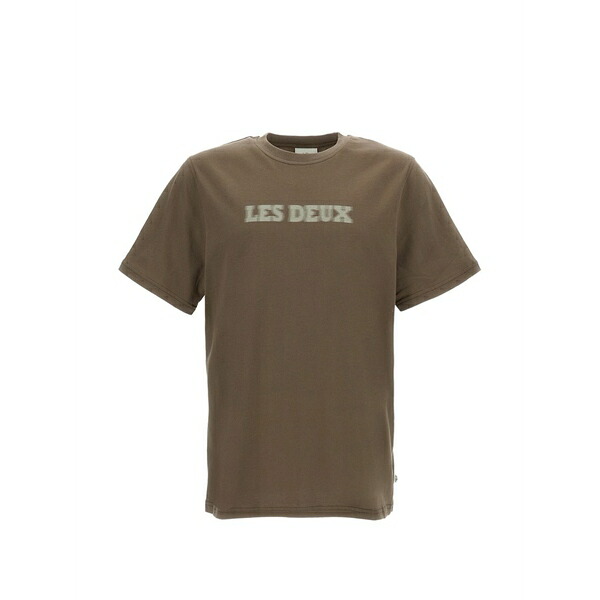 レ ドゥ メンズ Tシャツ トップス Brady t-shirt Brown｜asty