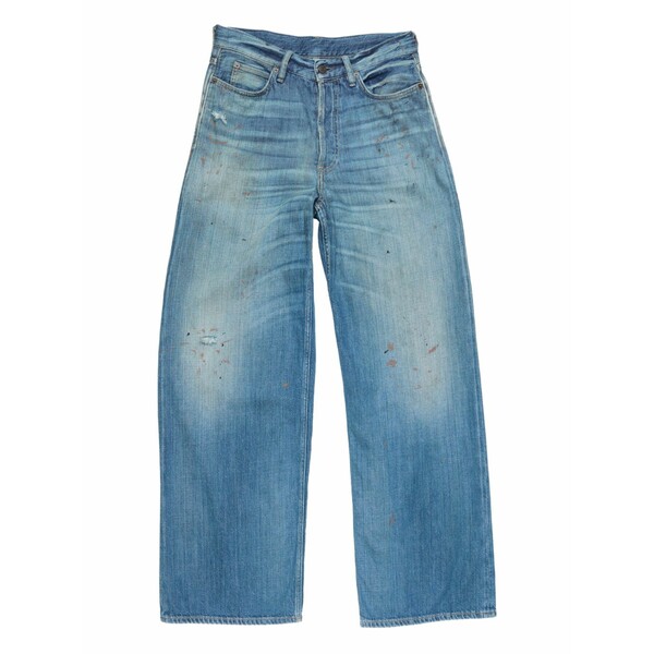 アクネ ストゥディオズ メンズ デニムパンツ ボトムス 2021 cotton logo-patch trousers Blue｜asty 103,400円