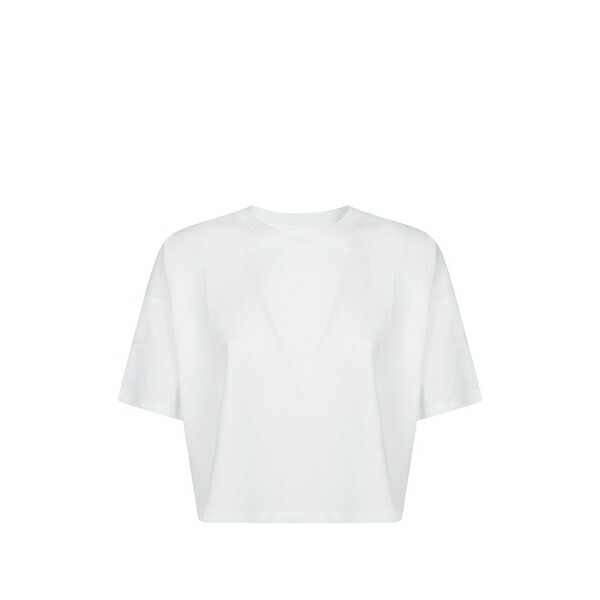 ドンダップ レディース プルオーバー トップス Boxy t-shirt White