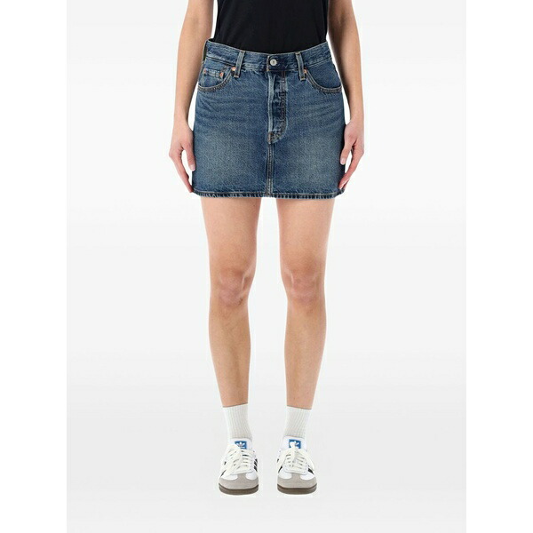 リーヴァイズジーンズ レディース スコート ボトムス Icon mini skirt Blue