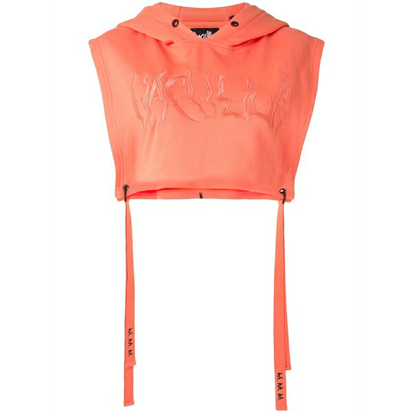 ハクーラ レディース パーカー・スウェットシャツ アウター Signature cropped hoodie Orange｜asty 42,480円