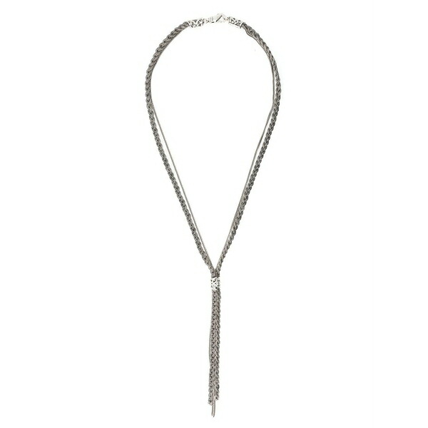 エマニュエレ ビコッキ メンズ 首飾り・チョー鉄道車両 付属物 Tie chain necklace Silver
