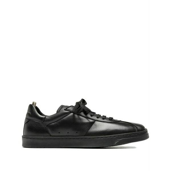 オフィチーネ 創造的 レディース スニーカー シューズ Karma leather low-top sneakers Black