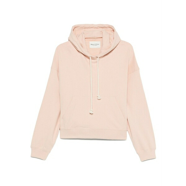 マルコポーロ レディース パーカー・スウェットシャツ アウター Cotton hoodie Pink