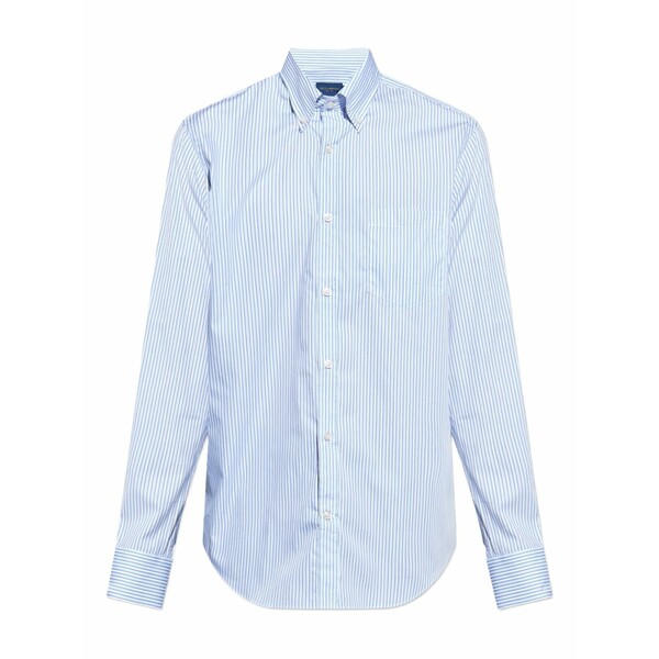 ポールアンドシャーク メンズ シャツ トップス Striped button-down shirt Blue|asty