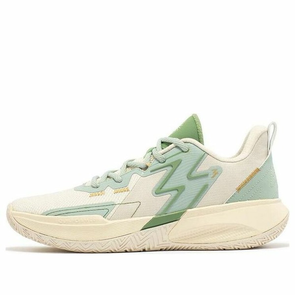 361 Degrees ３６１ディグリー メンズ スニーカー  【361 Degrees Big3 Team \u0027Cream Green\u0027 672331109-2】  大きさ US_6.5(24.5糎)