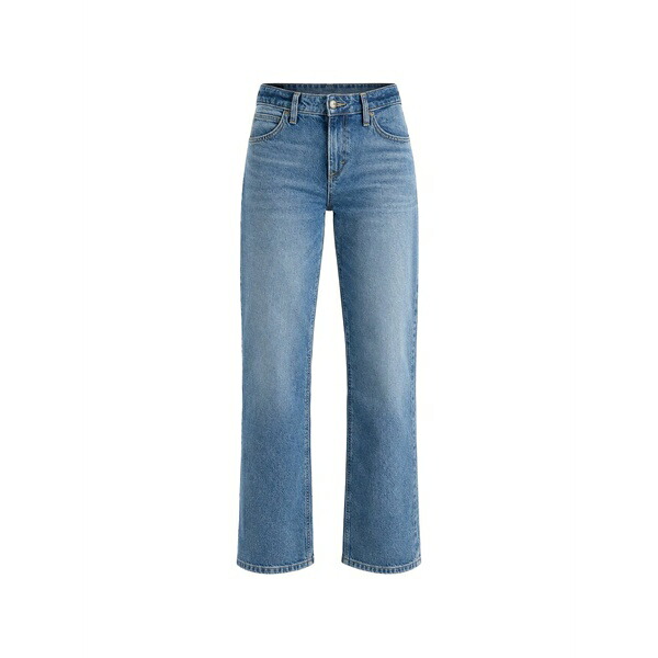 リー レディース デニムパンツ ボトムス London straight-leg jeans Blue｜asty