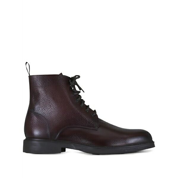 アクアタリア メンズ ブーツ シューズ Bernardo textured lace-up boots Brown｜asty