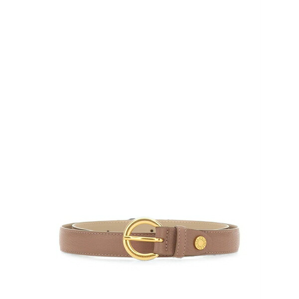 ジャンニ・キアリーニ レディース ベルト アクセサリー Hammered-leather belt Brown|asty
