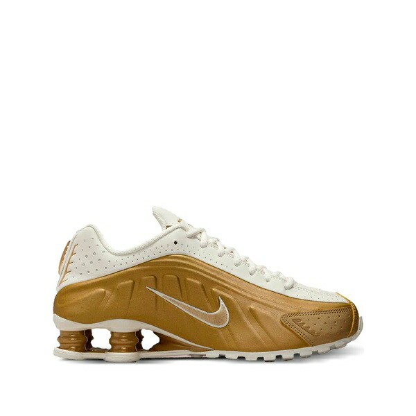 ナイキ レディース スニーカー シューズ Shox r4 "metallic gold" sneakers White|asty