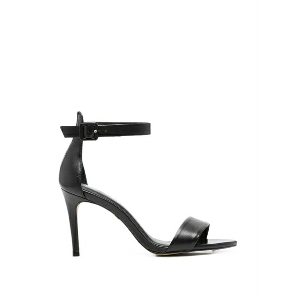 カラノ レディース サンダル シューズ Buckle-fastening ankle-strap sandals Black｜asty