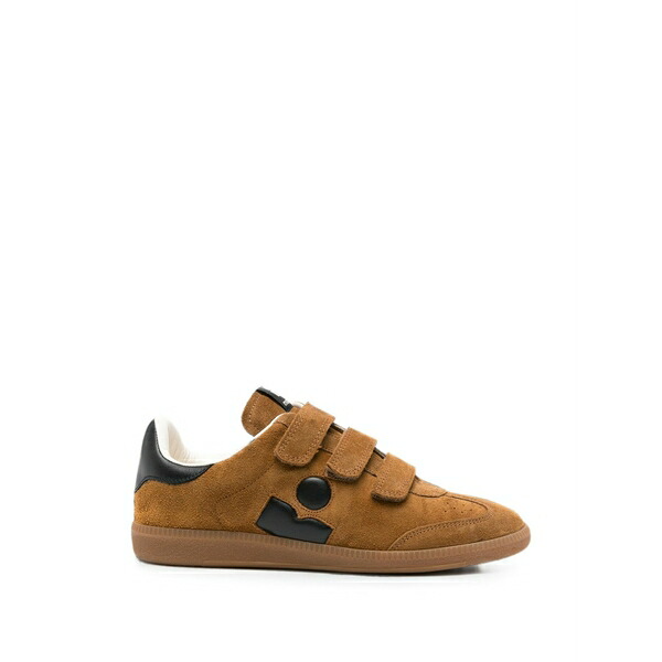 イザベル マラン レディース スニーカー シューズ Touch-strap sneakers Brown|asty