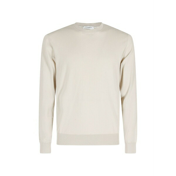 パウロペコラ メンズ ニット&セーター アウター Ribbed-trim sweater Neutrals｜asty 39,520円