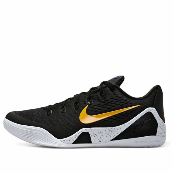 Nike ナイキ メンズ スニーカー  【Nike Kobe 9 EM Low Protro 肺結核 \u0027Black University Gold\u0027 IH1401-002】  大きさ US_M_4