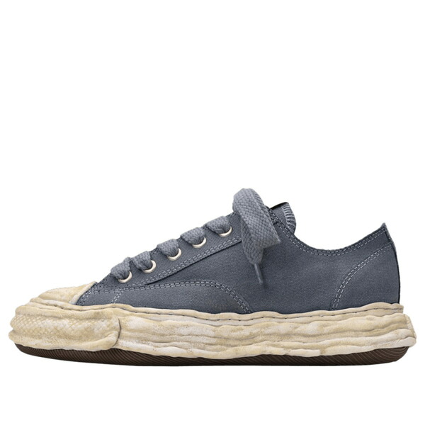 Maison MIHARA YASUHIRO ミハラヤスヒロ メンズ スニーカー  【Maison MIHARA YASUHIRO Peterson23 OG Sole Over Dyed Canvas Low \u0027Black\u0027 A12FW706-BLACK】  大きさ US_11.5(29.5糎)