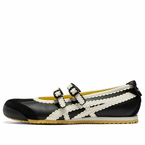 Onitsuka Tiger オニツカタイガー レディース スニーカー Black/Cream 【(WMNS) Onitsuka Tiger Mexico 66 Tigress \u0027Black Cream\u0027 1182A678-001】  大きさ US_7.5(24.5糎)