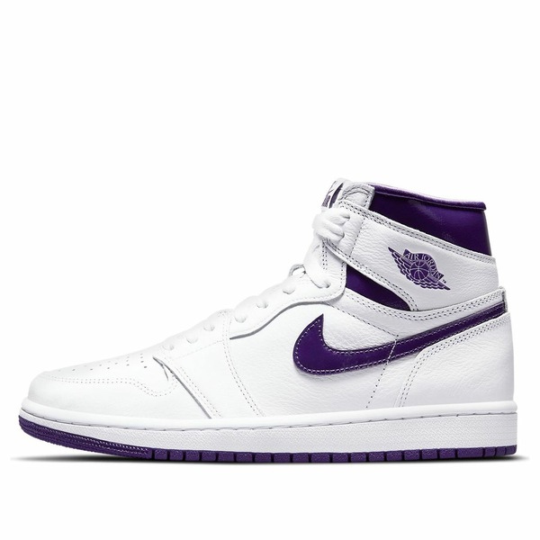 Air Jordan ジョーダン レディース スニーカー White/Court Purple 【(WMNS) Air Jordan 1 High OG \u0027Court Purple\u0027 CD0461-151】  大いさ US_7(24.0珊) スニーカー-靴-レディース靴