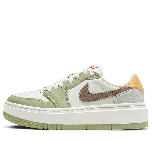 Air Jordan ジョーダン レディース スニーカー GREEN/WHITE/YELLOW/GREY 【(WMNS) Air Jordan 1 Elevate Low SE 'Year of the Rabbit' FD4326-121】 サイズ US_W_11.5｜asty