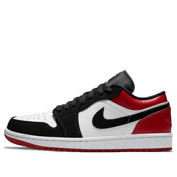 Air Jordan ジョーダン メンズ スニーカー 【Air Jordan 1 Low 'Black Toe' 553558-116】 サイズ US_7.5(25.5cm)|asty